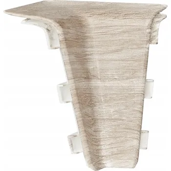 soklová lišta Vnitřní roh Salag PVC 2,5 x 2, délka 3 cm, dub alpský