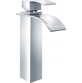 Vodovodní baterie Stojánková umyvadlová baterie Silla CASCADE, stříbrná