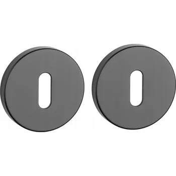 Dveřní kování Vnitřní klika dveří Enger Krátká, Štítek kulatý, Štítek s otvorem pro klíč