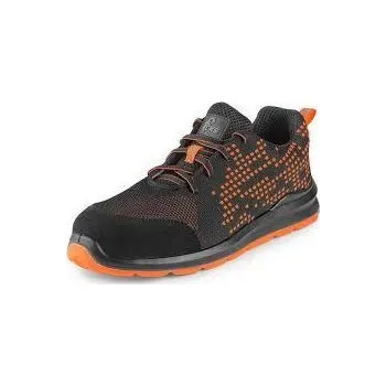 Pracovní obuv Obuv polobotka CXS TEXLINE CRES S1, s ocel.šp., černo-oranžová, vel. 36