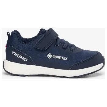 Dětská móda Celoroční bota Viking Fun GTX 1V Navy/White 27