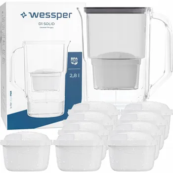 Filtrační konvice Filtrační konvice Wessper D1 SOLID FutureFlow 3,3 l černá