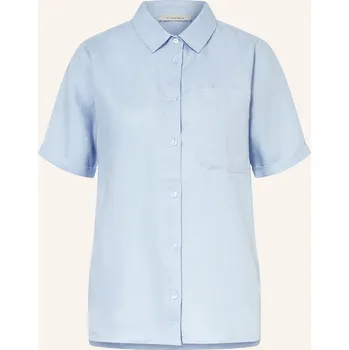 Dámská halenka Lilienfels Dámská Lněná Košilová Halenka, tmavě modrá, 40