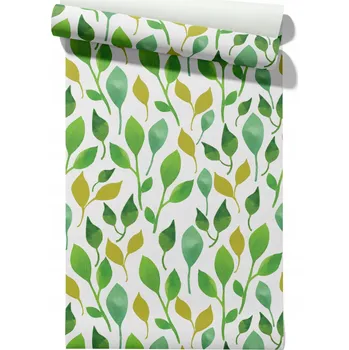 Tapeta Vliesová tapeta Zelené Lístky, role 50 cm x 6,1 m
