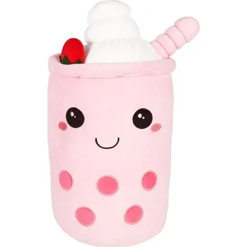 Polštář Polštář ALBI JAHODOVÝ KOKTEJL UNI Růžová, Černá, Červená