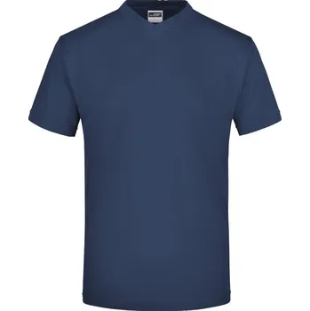 pracovní tričko James & Nicholson Tričko JN 03 s výstřihem do V, krátký rukáv, pánské COT02000300304-navy XL Navy