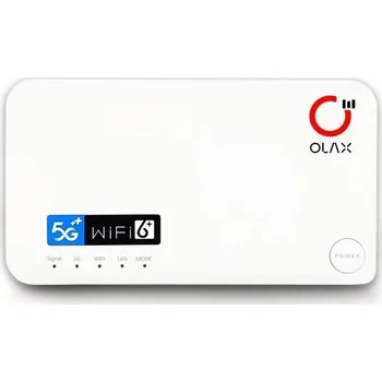 Zabezpečení domácnosti OLAX 5G Mobilní Router G5010 WiFi 6 (ax) LAN, Baterie 4000 mAh