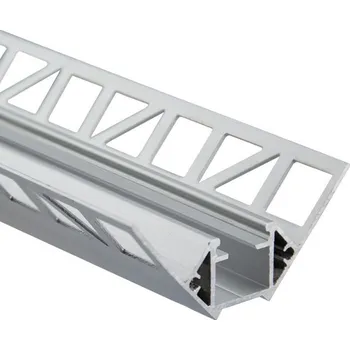 LED páska Hliníkový profil pro obklady a dlažbu DF 61x24 mm bez difuzoru 2 m