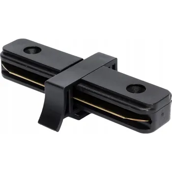 Bodové svítidlo Přímá lineární spojka pro lištový systém, černá