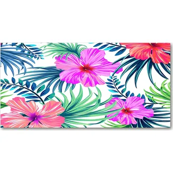 Obraz Kuchyňský panel Havajské květy 100x50 cm + LEPIDLO
