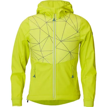 Cyklistické oblečení Dětská tenká softshellová bunda SILVINI Rognoza CJ1719 lime dětské velikosti: 146-152