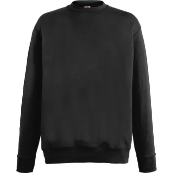 pracovní mikina Fruit of the Loom Mikina Lightweight Set-In Sweat, pánská COT16215600203-black L Černá