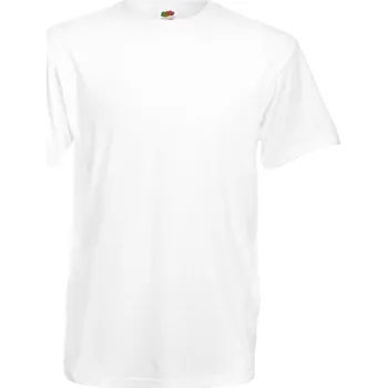 Pracovní oblečení Fruit of the Loom Tričko Heavy Cotton T, krátký rukáv, pánské COT16121200105-white 2XL Bílá