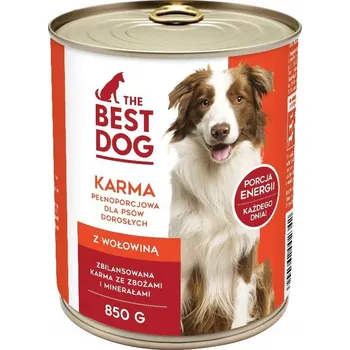 Krmivo pro psa The Best Dog mokré krmivo pro psy s hovězím masem 0,85 kg