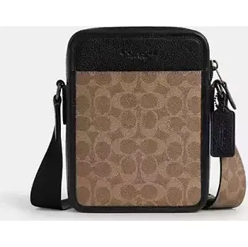 Dámská mikina COACH pánská taška přes rameno,crossbody Sullivan hnědá