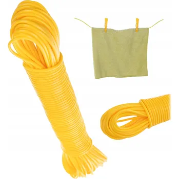 Šňůra na prádlo ŠŇŮRA NA PRÁDLO 20 METRŮ PEVNÁ S VÝPLNÍ - BALKONOVÁ ŠŇŮRA