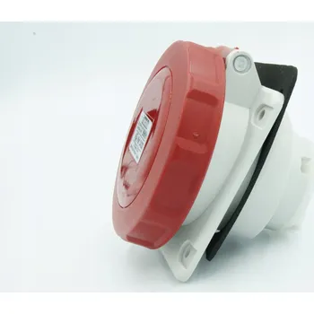 Elektrická zásuvka Červená nástěnná Elektrická Zásuvka