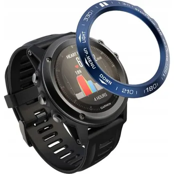 Pouzdro na mobilní telefon BEZEL Ring Kroužek Ocel Kryt pro Garmin Fenix 3 / 3HR