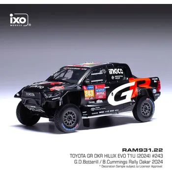 autíčko Toyota GR DKR Hilux EVO T1U - Rally Dakar 2024 #243 Botterill - Cummings 1:43 IXO