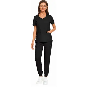 Dámská zdravotnická souprava SCRUB UNIFORM MODEL TREAT BARVA ČERNÁ VELIKOST XS