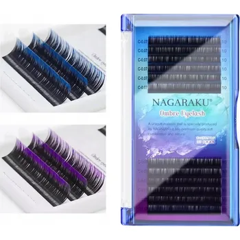 Umělé řasy Řasy ProjectLashes Nagaraku ombre C 0,07 12 mm