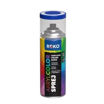 Barva ve spreji ROKOSPOL ROKO AKRYLCOLOR sprej RAL 9010 - bílá MAT