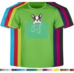 detske-levne-bavlnene-tricko-potisk-pejsek-roleta Barva: Lime - limetková, velikost: 128