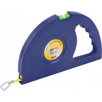 metr OCELOVÝ SVINOVACÍ METR 10M-10MM S VODOROVNOU VÁHOU ERGO