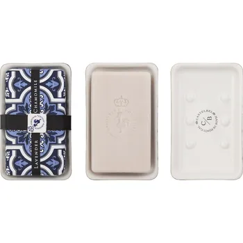 Mýdlo Castelbel Tuhé mýdlo s mýdlenkou - Levandule & Heřmánek, 200g