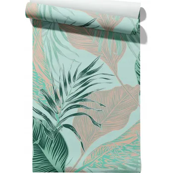 Tapeta Vliesová tapeta Mátová Flora – role tapety 50 cm x 6,1 m