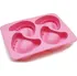 Tvořítko na led MASTER Silikonová forma na led protéza růžová