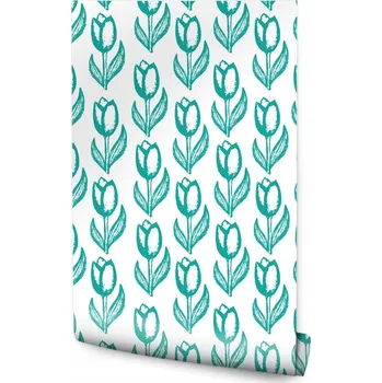 Fototapeta 10m TAPETA Krásné Tyrkysové Tulipány DO KUCHYNĚ