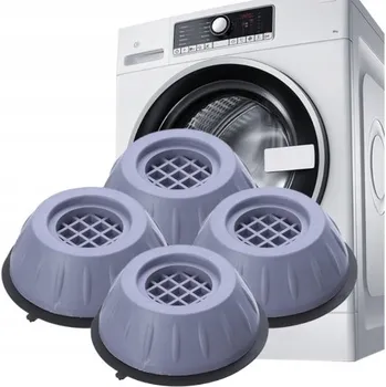 Praní a péče o prádlo ANTIVIBRAČNÍ PODLOŽKY POD PRAČKU MYČKU NÁBYTEK GUMOVÉ NOŽIČKY