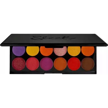 Oční stíny Paletka očních stínů Sleek Lisované matné