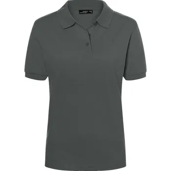 Pánské tričko James & Nicholson Polokošile JN 71, krátký rukáv, dámská COT02007107503-graphite L Šedá grafitová