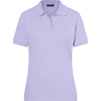 Pánské tričko James & Nicholson Polokošile JN 71, krátký rukáv, dámská COT02007156603-lilac L Fialová lila