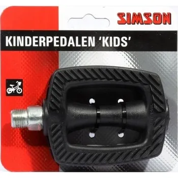 Pedál na kolo Platformové pedály Simson černé