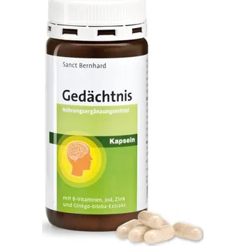 Přírodní produkt Sanct Bernhard Pro podporu paměti 180 kapslí