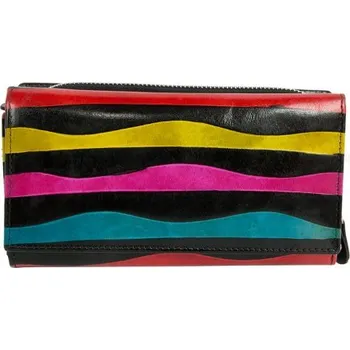 Peněženka Barevná lakovaná kožená peněženka