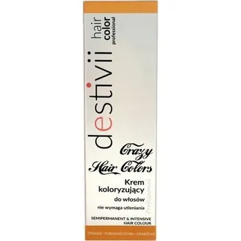 Barva na vlasy Destivii barva na vlasy krémová oranžová bez oxidace
