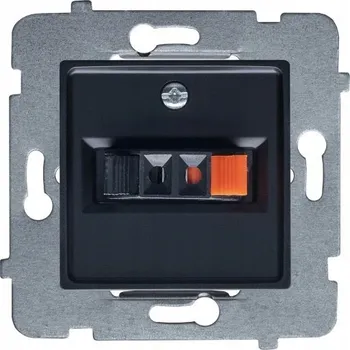 Elektrická zásuvka Zásuvka do zdi Polmark černá