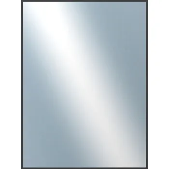 Koupelnový nábytek DANTIK - Zarámované zrcadlo - rozměr s rámem cca 60x80 cm z lišty Hliník černá | P03-021 (7003021)