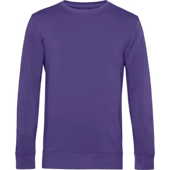 pracovní mikina B&C Mikina B&C Inspire Crew Neck, pánská COT01U31Bu3804-radiant pur XL Purpurová radiant