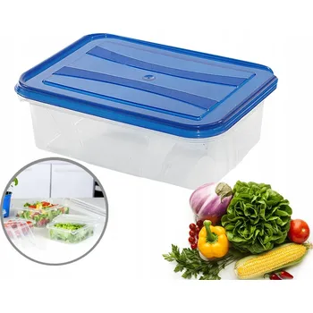 Dóza na potraviny PEVNÁ PLASTOVÁ KRABIČKA KRABIČKA 0,4 L