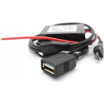 Měnič napětí Měnič Napětí 24V / 5V-5A GoMedia YJ-240505X s kabelem micro USB