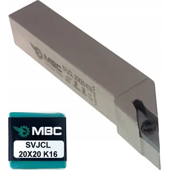 Pracovní nůž Soustružnický Nůž SVJCL 2020 K16 s břitovou destičkou VCMT 1604 MBC