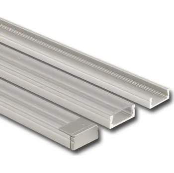 LED páska Přisazený hliníkový profil PG, 15x7 mm, bez difuzoru, 2 m