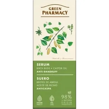 Vlasová regenerace GREEN PHARMACY Sérum proti lupům Pupeny břízy a Ricinový olej 100 ml