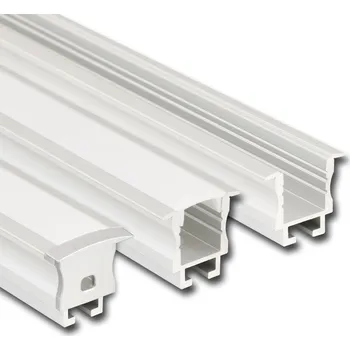 LED páska Vestavný hliníkový profil AC pro sádrokarton, 24x20mm, bez difuzoru, 2m