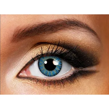 Kontaktní čočky 75 Barevné kontaktní čočky Colourvue Glamour Aqua -4,00